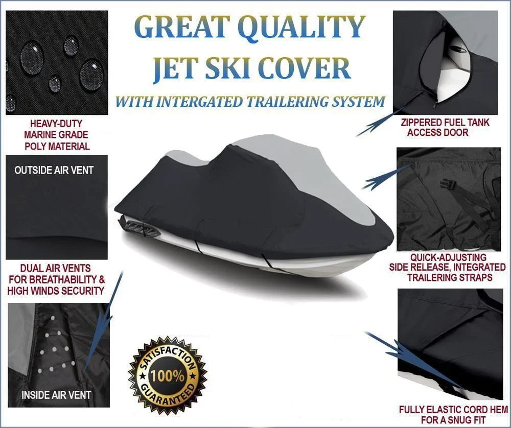 '-  600D   Cover Compatible for Kawasaki ZXi 1100 /  1996-2001 2002 2003 2 Seater