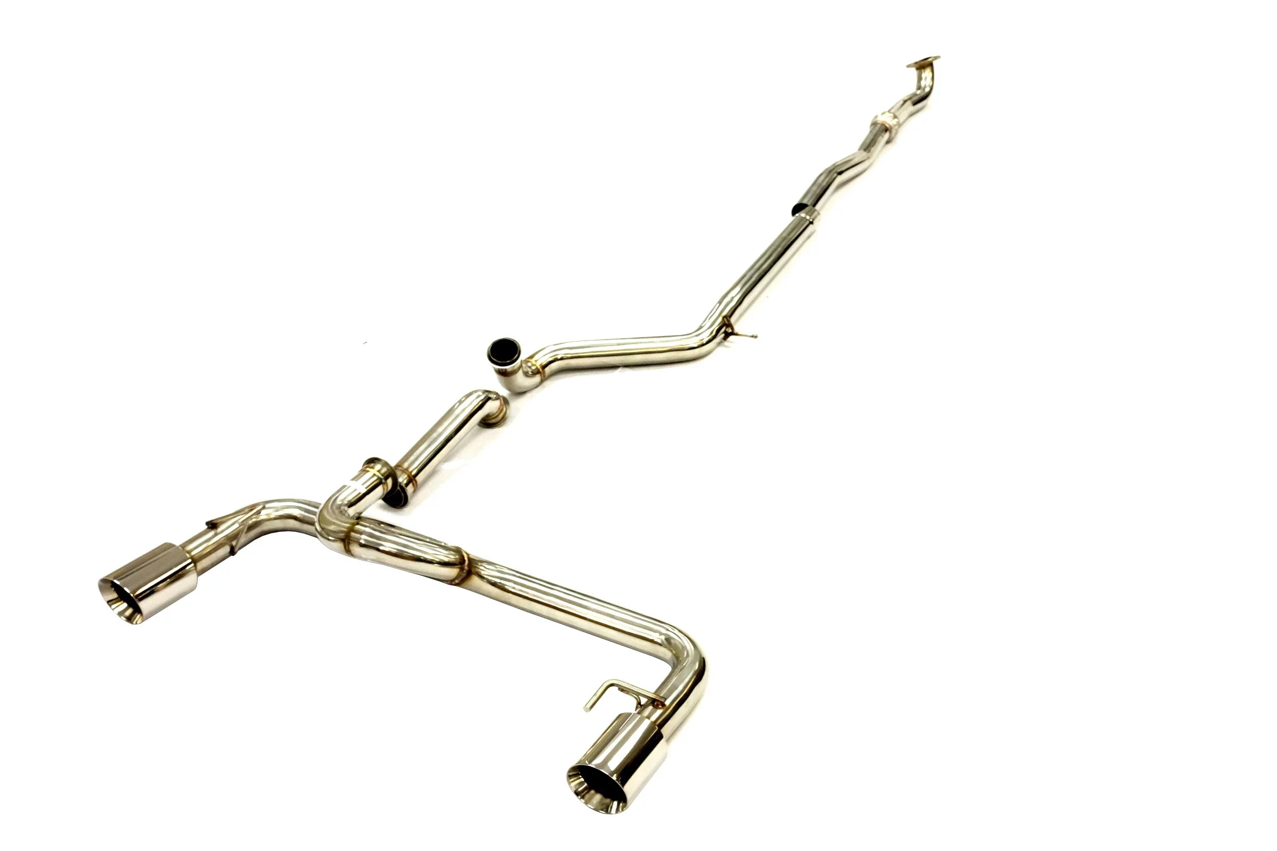 Stainless Catback Exhaust Fitment For 12+ Fiat 500 Abarth/500T 1.4L By -