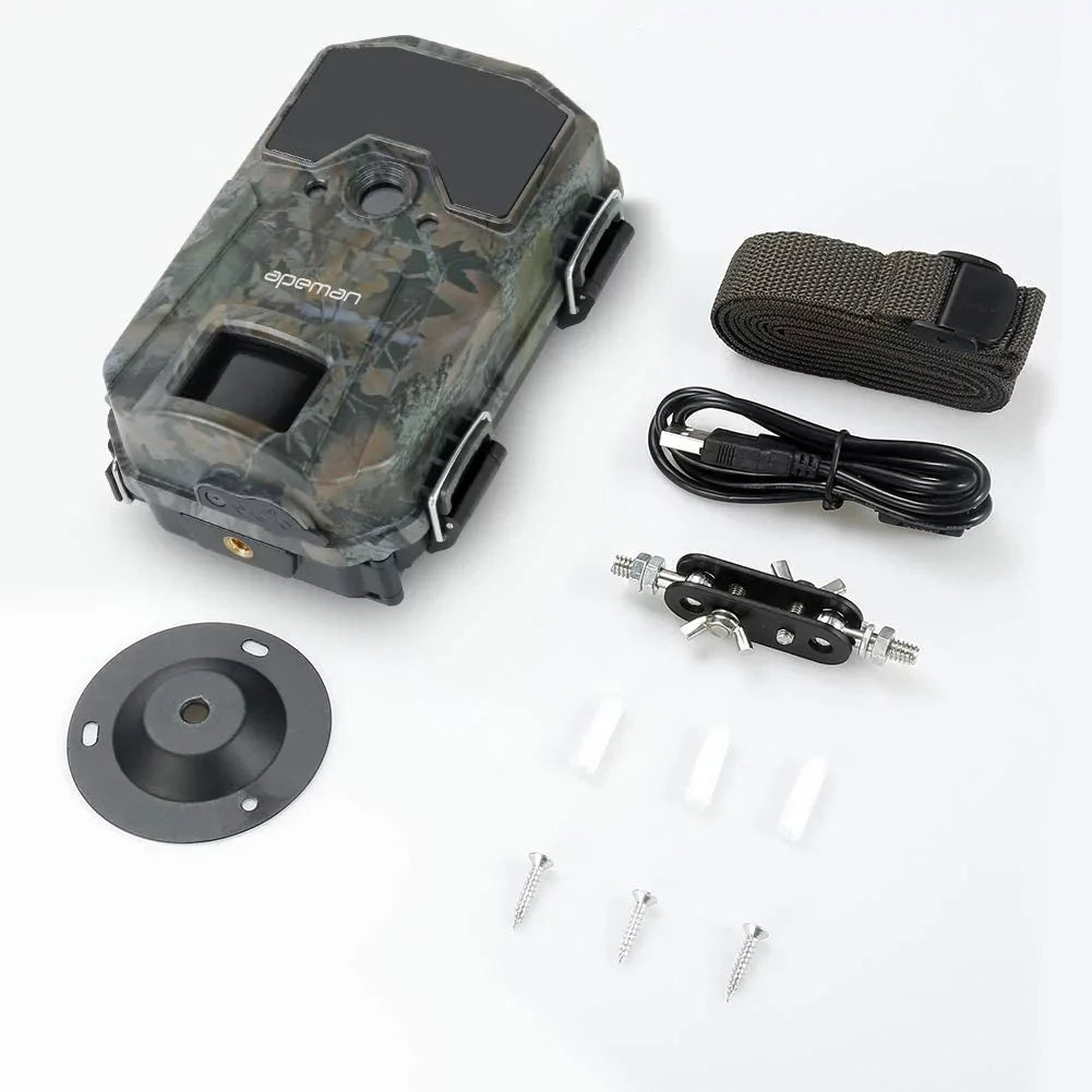 Infrared Trail Camera 20MP 1080P Wildlife Camera, Farm Monitoring, Night Detection Game Camera