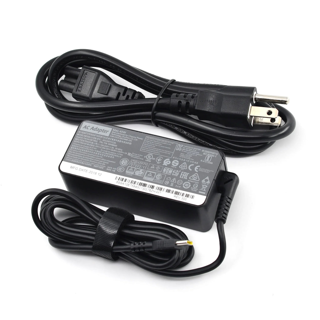 45W - Power Adapter for Lenovo Yoga , Yoga 910-13, Yoga 720-13, Miix 630-12, IdeaPad 720s-13, Chromebook  and ,