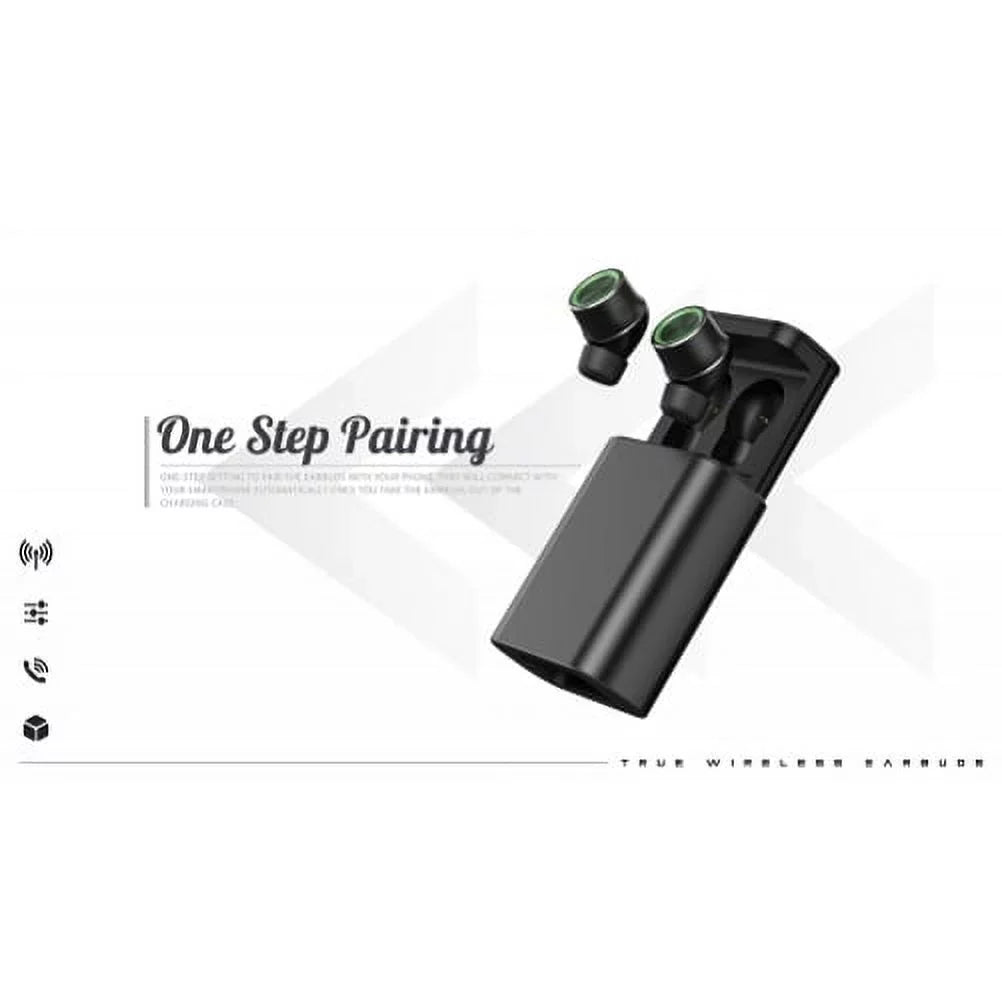 Earbuds  Wireless Earphones for -Mobile  6  5G Phone - Headphones True Wireless Stereo Hands-free Mic Hi-Fi Sound Headset Charging Case  Compatible With  6  5G
