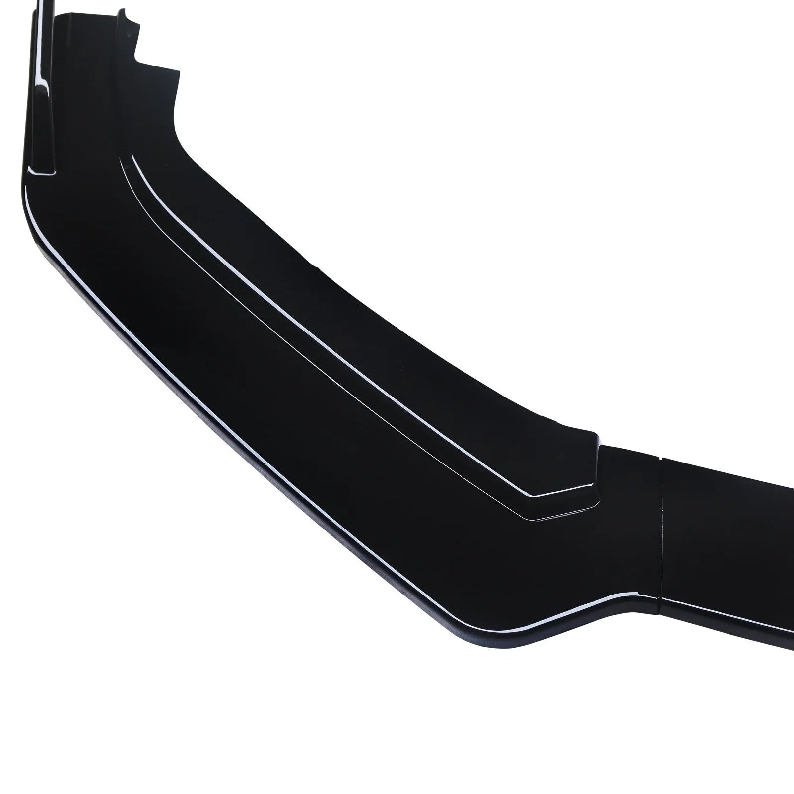 Front Bumper Lip for 2017-2023 Infiniti  Gloss Black 3PCS