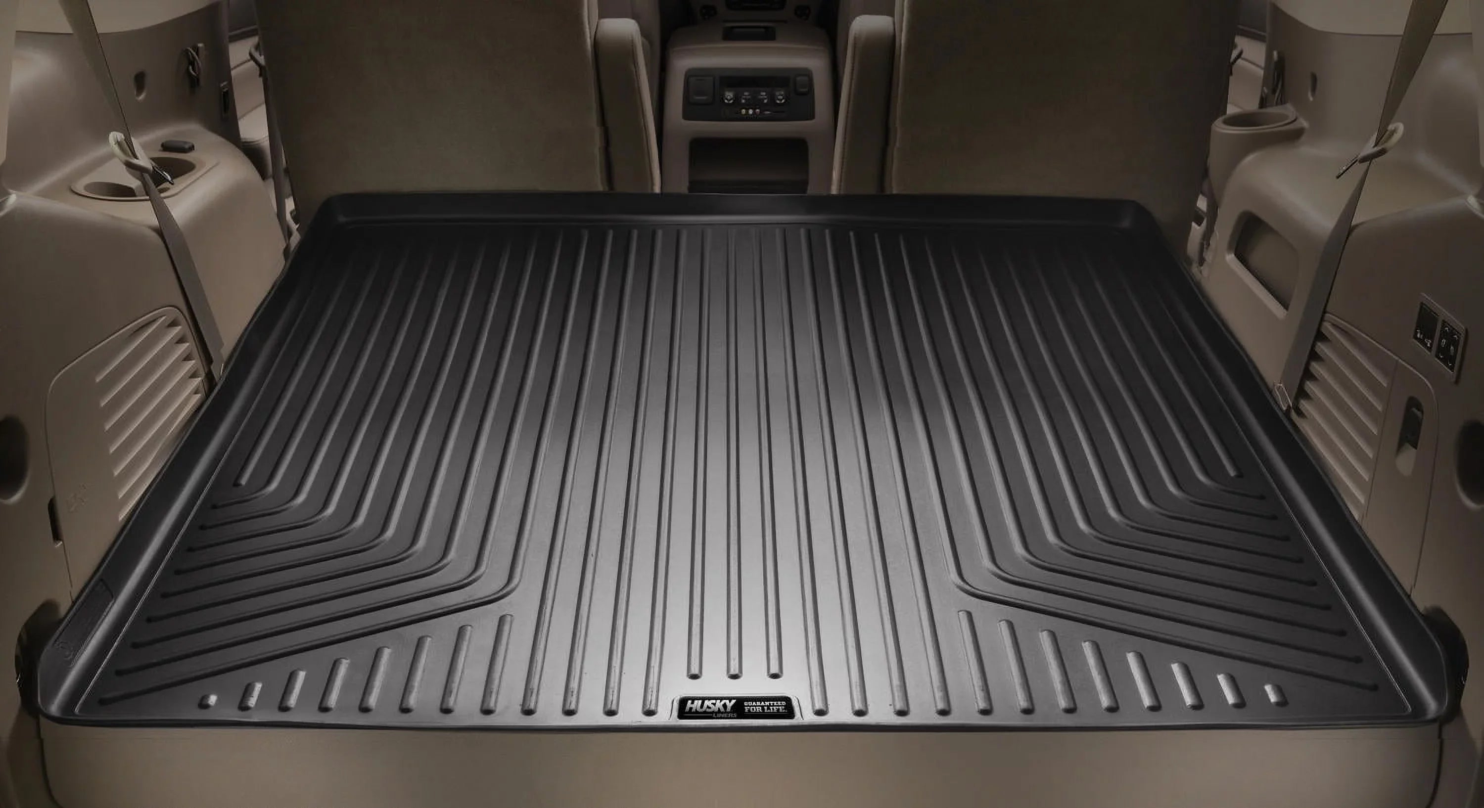 Husky Liners Weatherbeater Series Trunk Liner Black Fits 12-17 Toyota Camry; Hybrid Only Fits select: 2012-2014   //, 2015-2017   ///