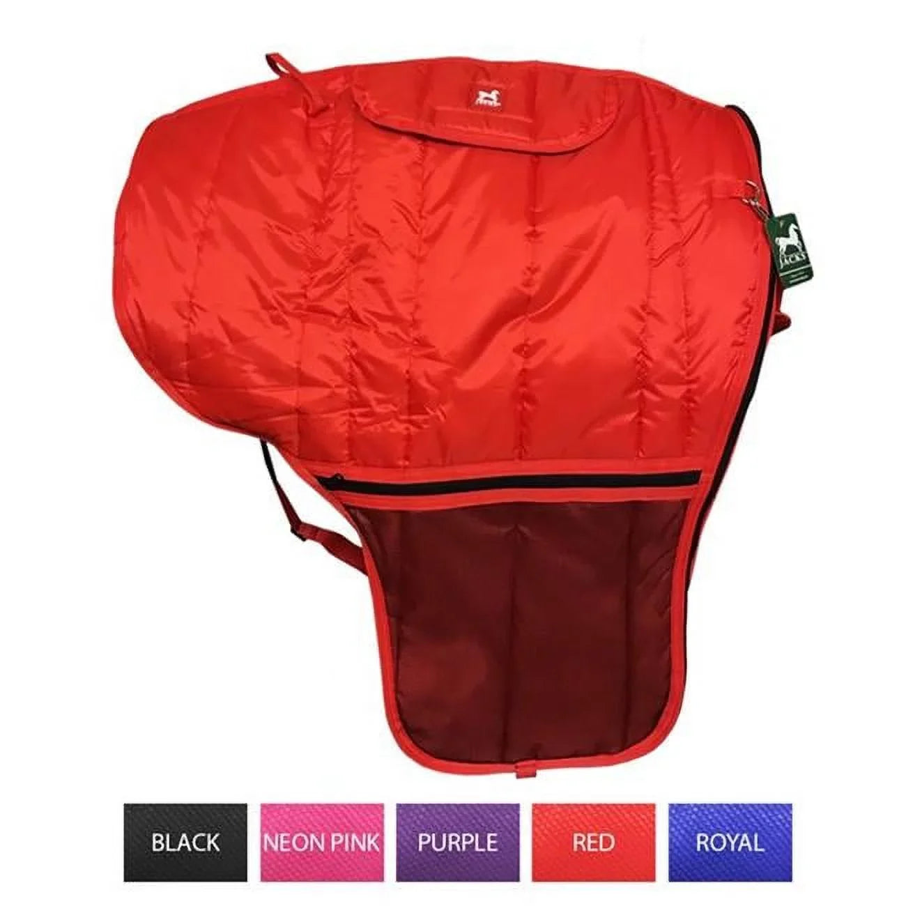 Jacks Imports 3894- Deluxe Western Saddle Bag, Red - 35 x 72 in.