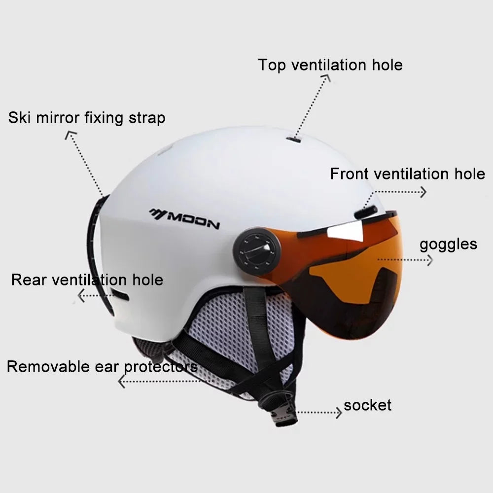 Skiing Snowboard Skateboard Helmets - Winter Windproof Cycling Safety Gear