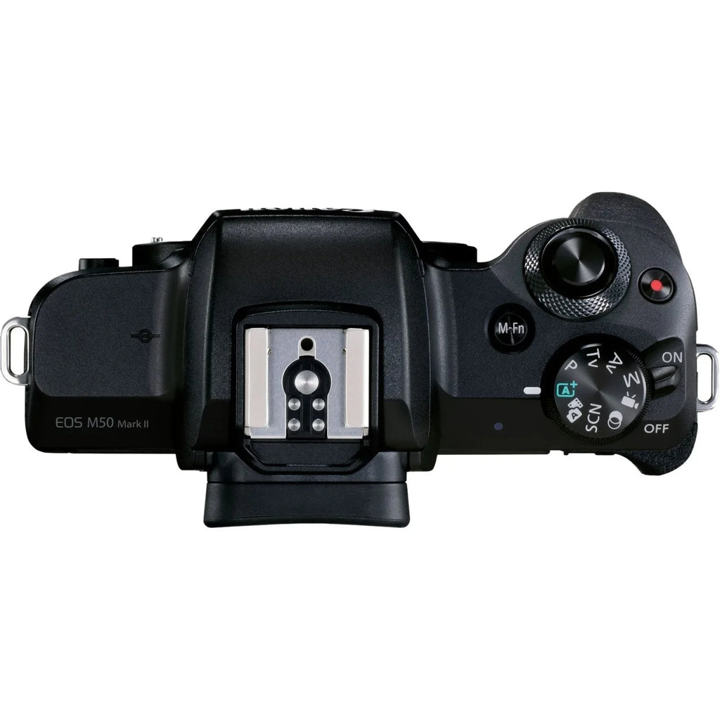 Canon   Mark  24.1 Megapixel Mirrorless Camera with Lens, 0.59", 1.77", Black