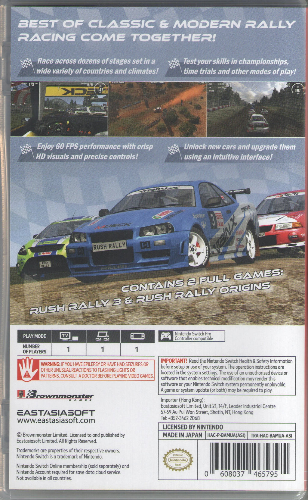 Rush Rally Collection for Nintendo Switch