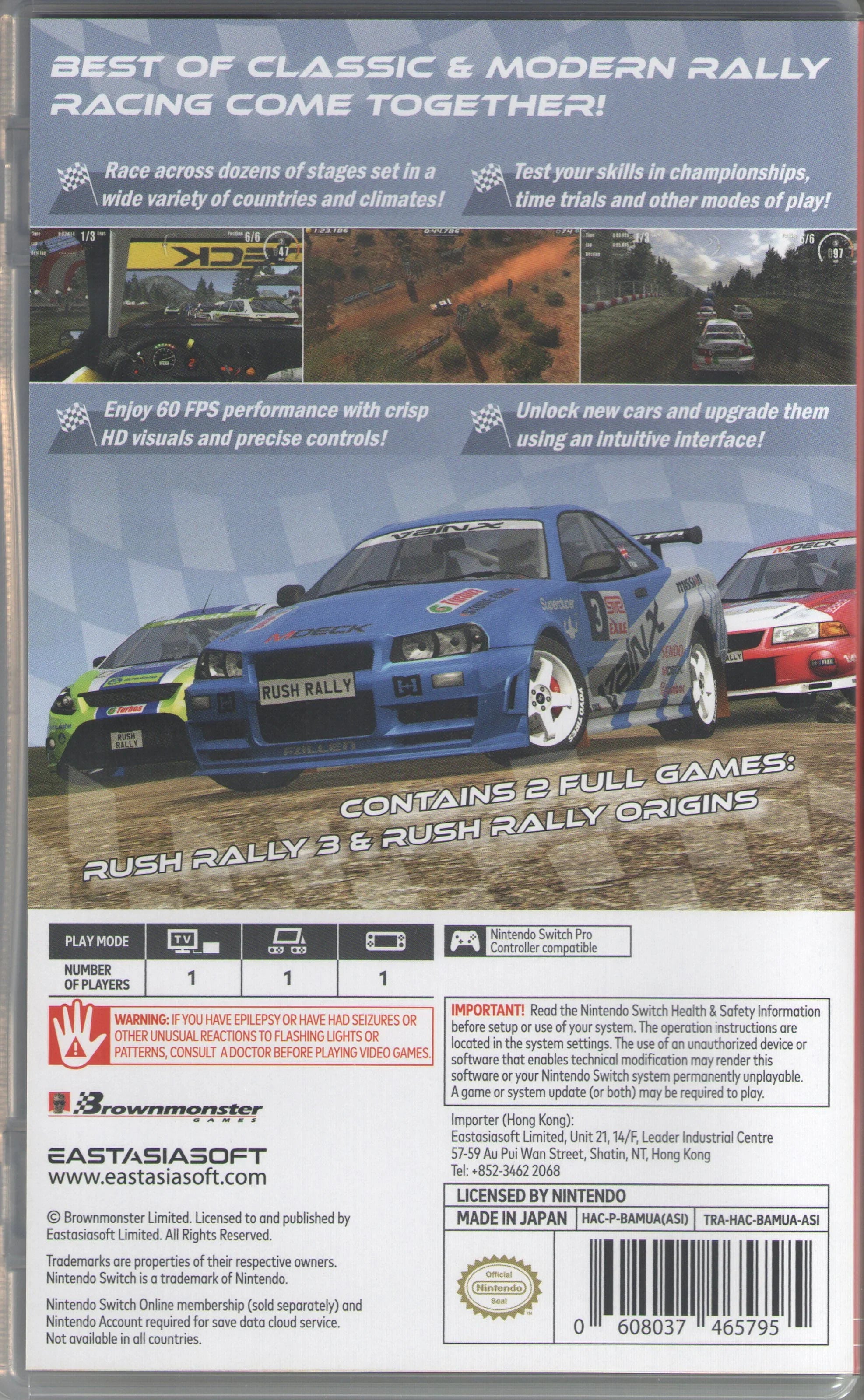 Rush Rally Collection for Nintendo Switch
