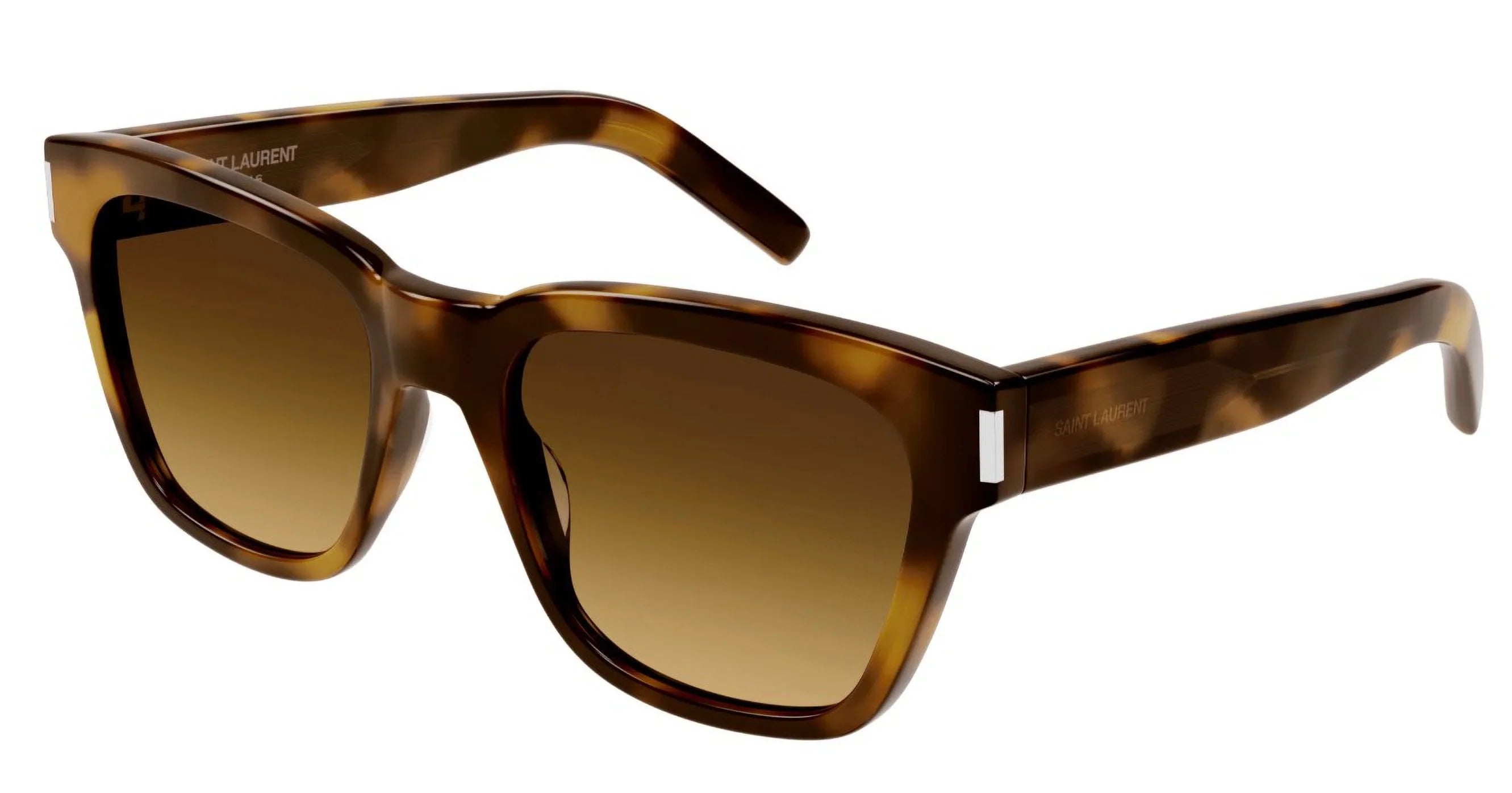 560 003 Squared Acetate Havana Brown 54 mm Unisex Sunglasses