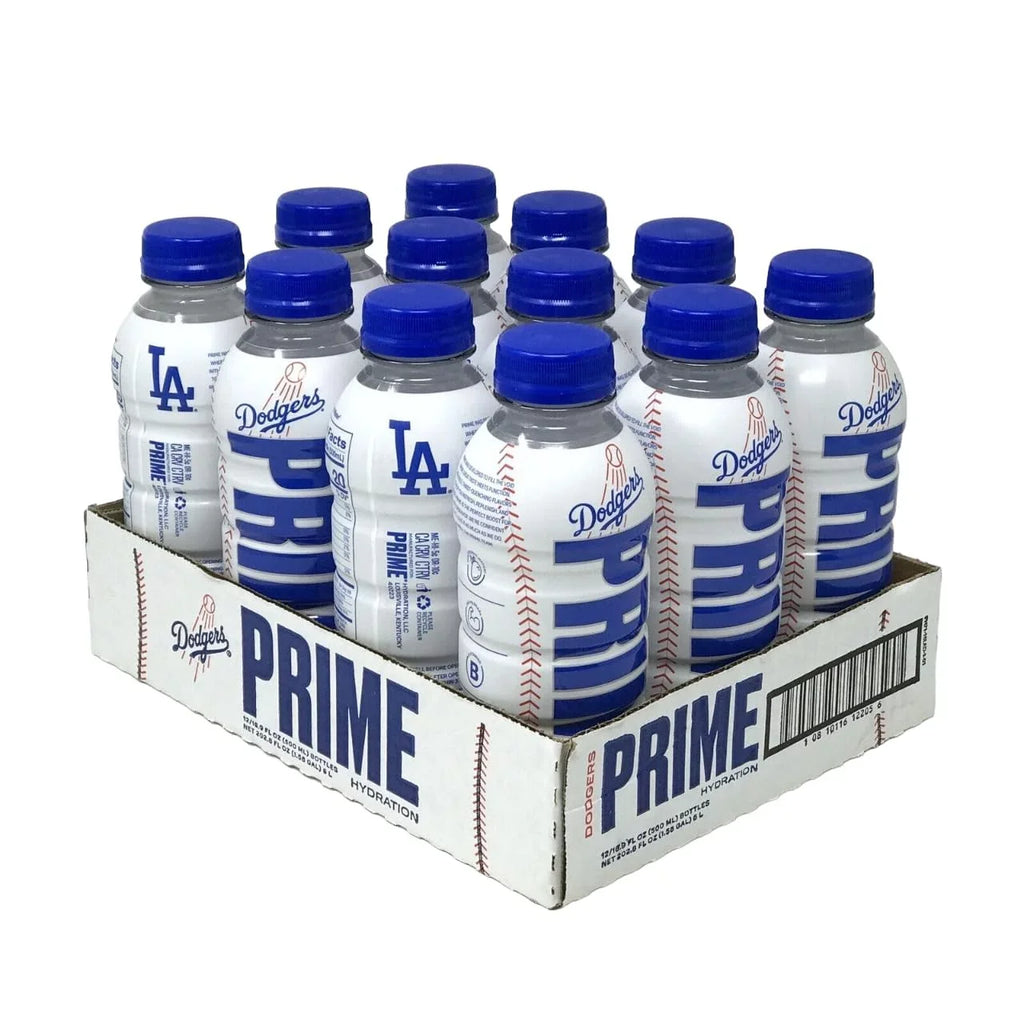 Dodgers Limited Edition | Sports Drinks | Electrolyte Enhanced for Ultimate Hydration | 250mg BCAAs |  Vitamins | Antioxidants | 2g Of Sugar | 16.9 Fluid Ounce | 12