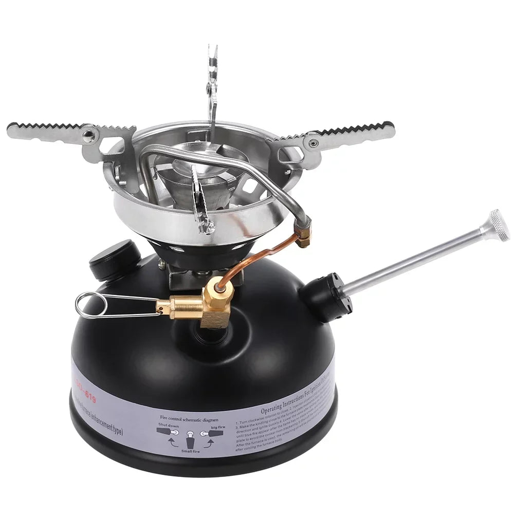 Lixada Camping Liquid Fuel Stove Portable Gasoline Diesel Oil Stove