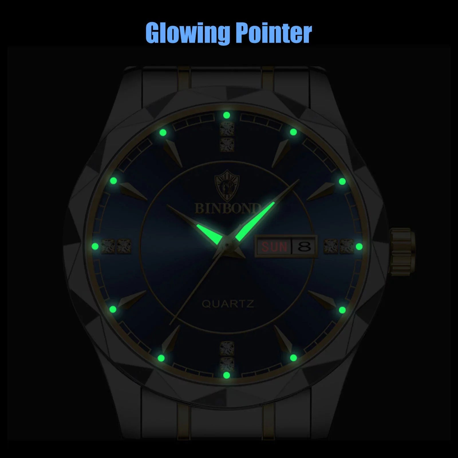 Waterproof Men's Watch Classic Stainless Steel Quartz Luminous Business Luxury