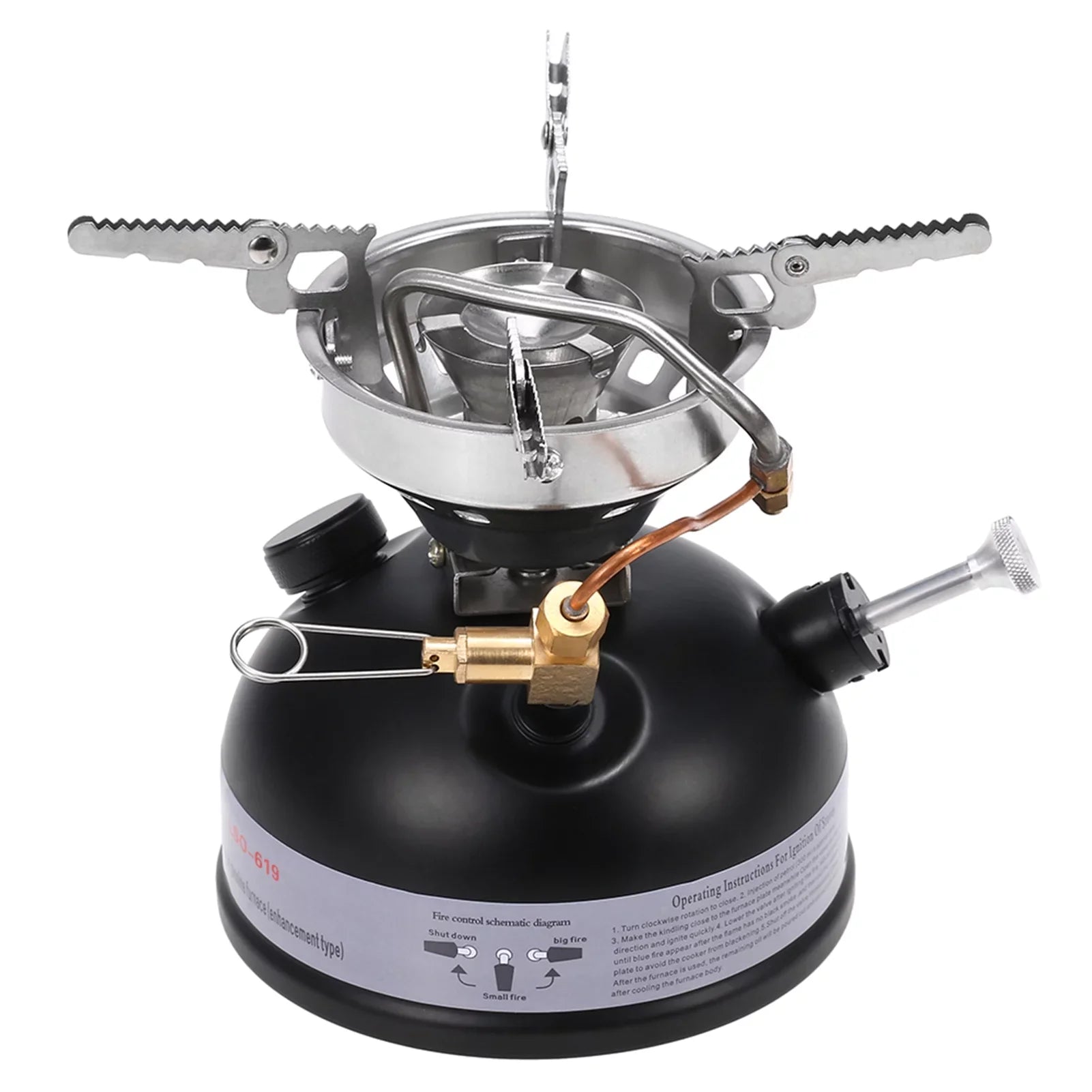Lixada Camping Liquid Fuel Stove Portable Gasoline Diesel Oil Stove