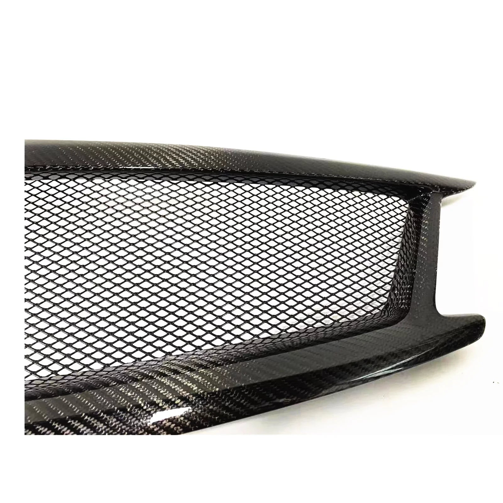 Front Car Bumper Grille Grill for Infiniti   Nissan Skyline 2010-2014 Sedan Carbon Fiber