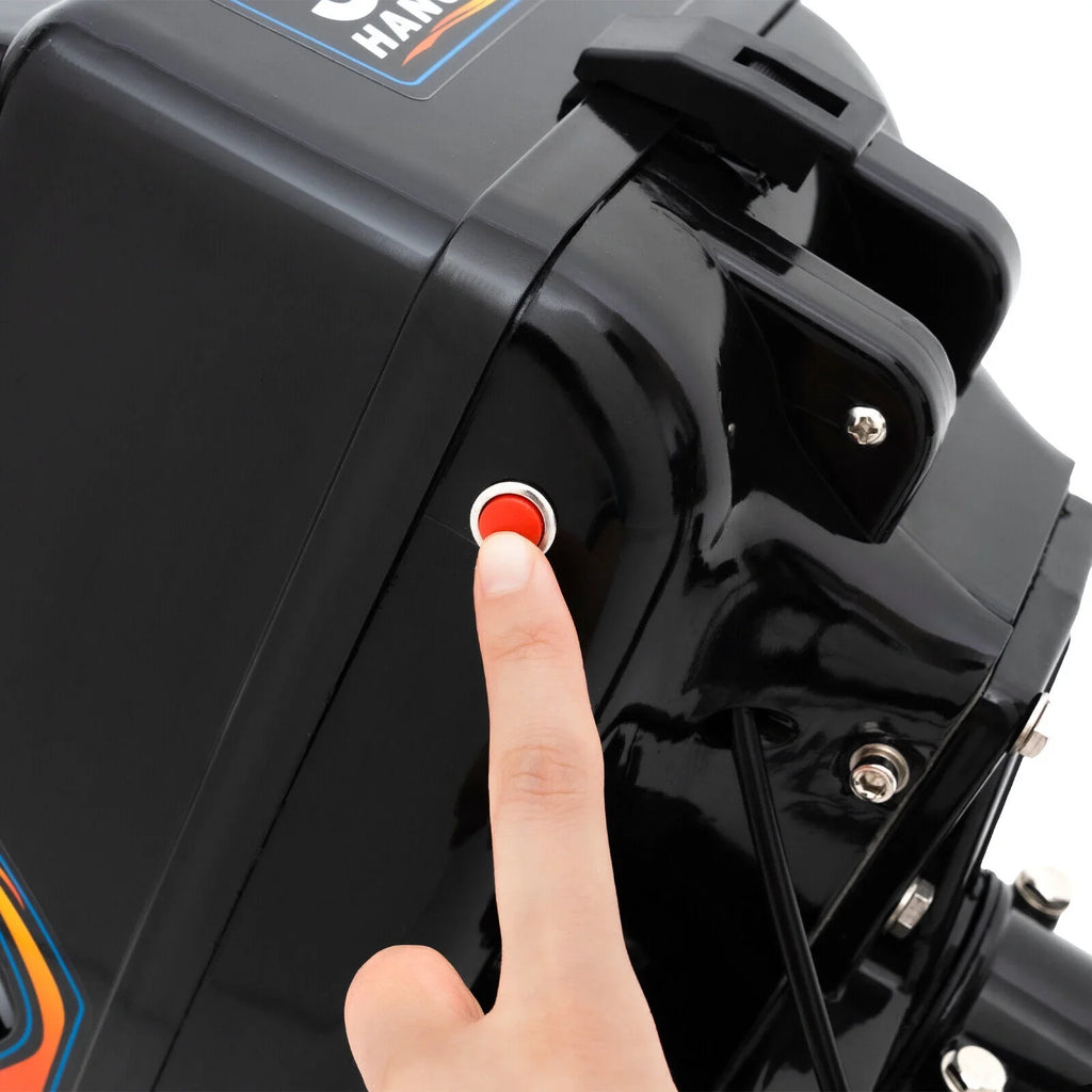 2 Stroke 3.6  Outboard Motor Fishing Boat Engine Water Cooling  Outboard Boat Motor 90cm/35.4in