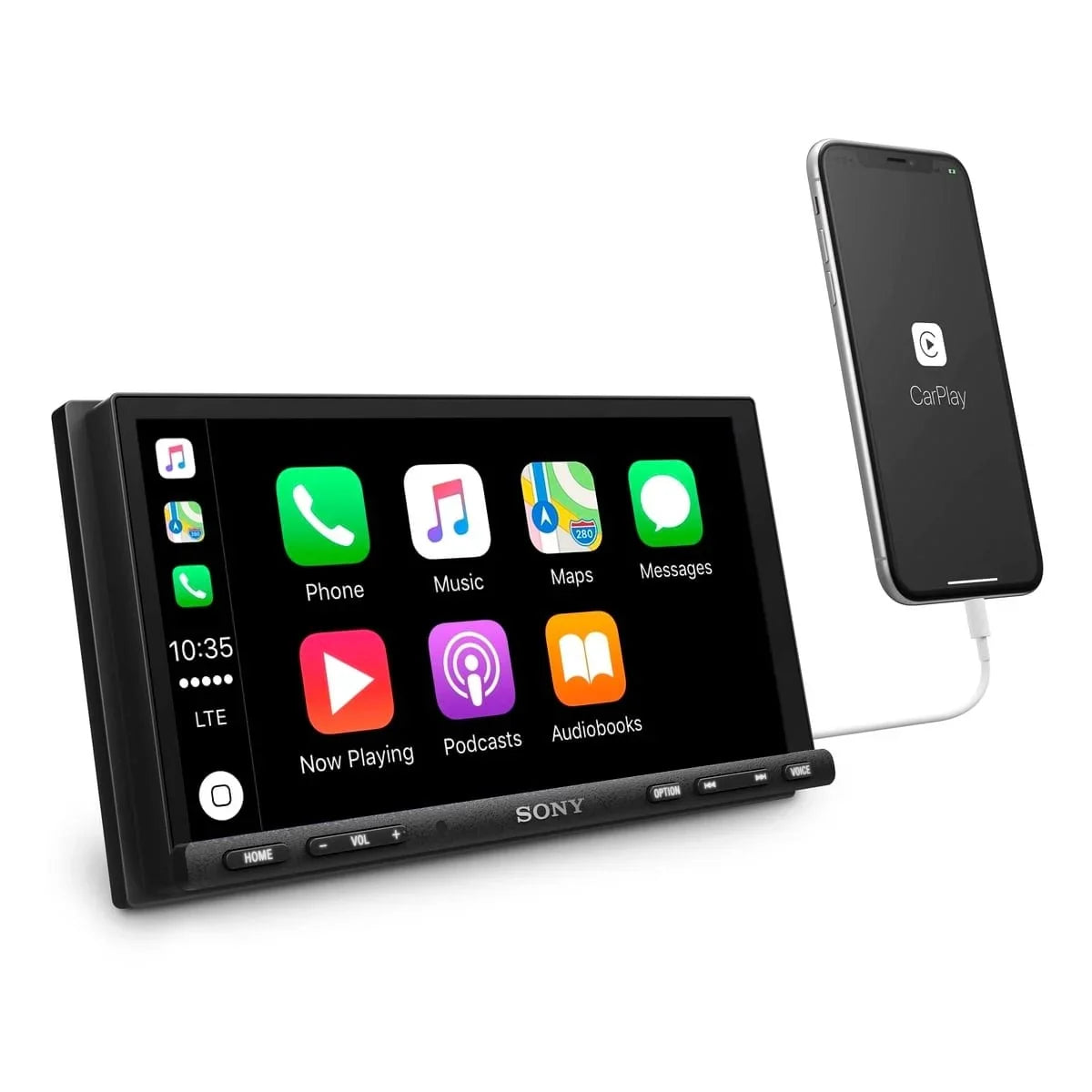 Sony Mobile - 6.95" Apple CarPlay & Android Auto Digital Media Receiver
