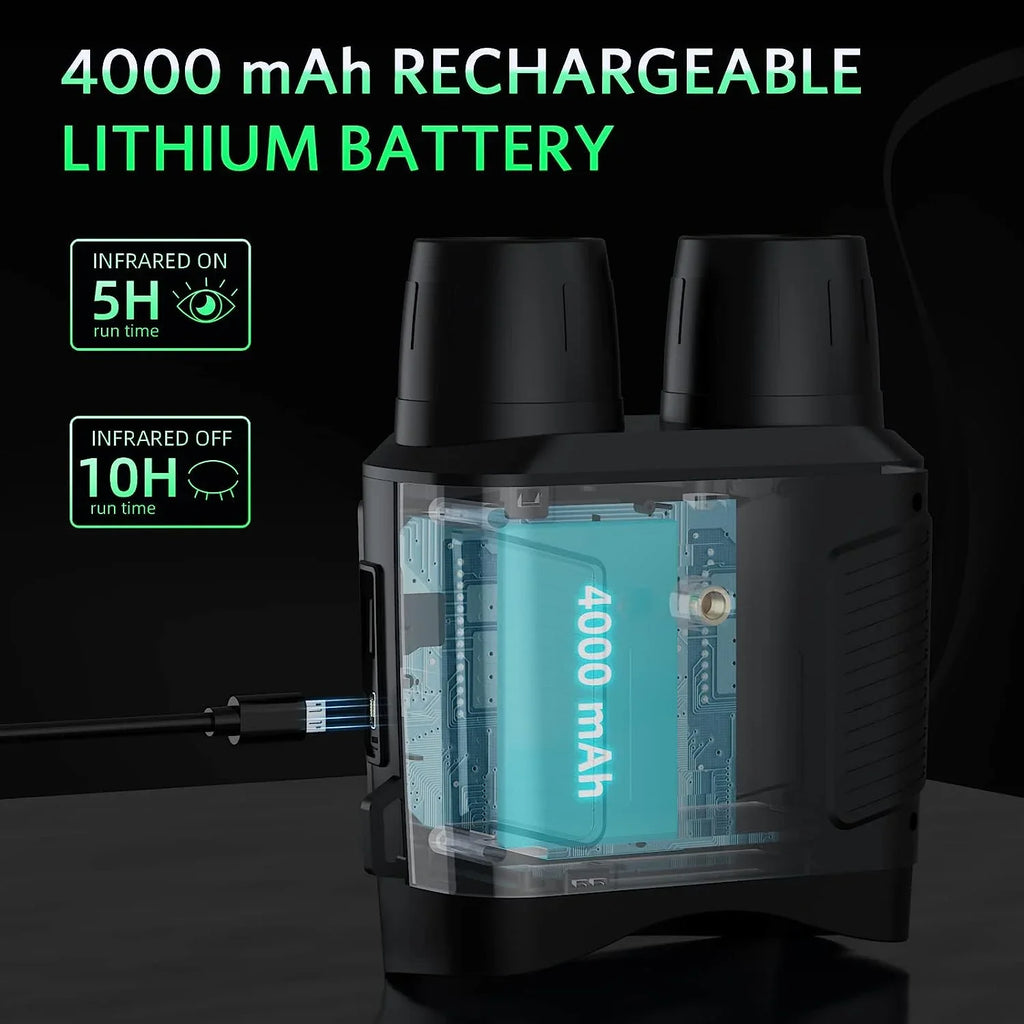 SuntekCam Night Vision Goggles Night Vision Binoculars with 32GB  Card 24MP/1080P 6x Zoom Suitable for Hunting at Night and Taking Pictures and Videos -800