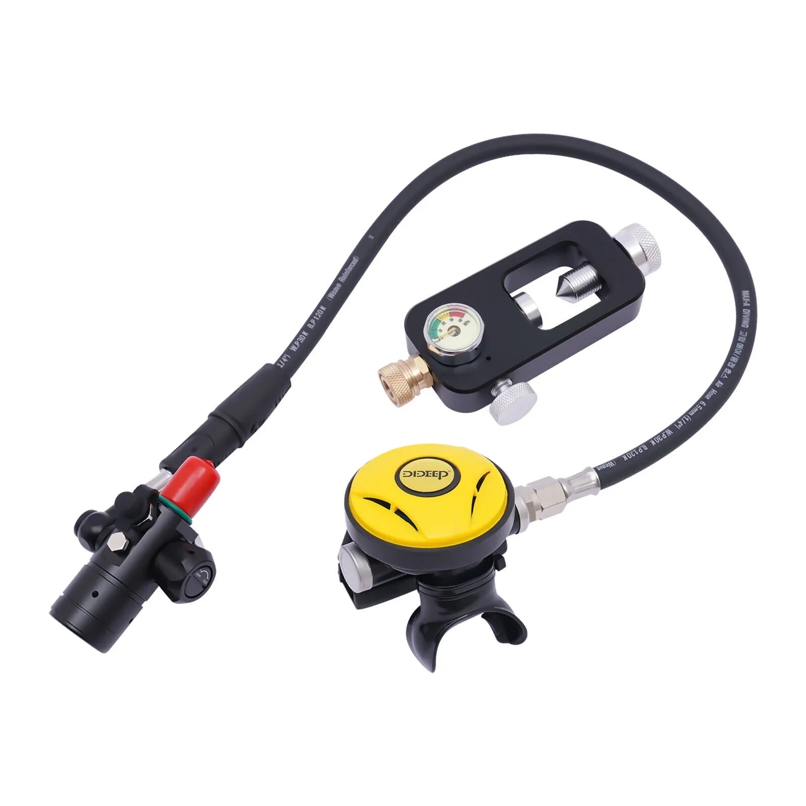 1L Reusable Mini Scuba Tank Kit Portable Underwater Scuba Diving Gear Deepest 32.8ft