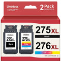 275XL Ink Cartridges for Canon Ink 275 and 276 for       Printers (2 Pack - Black , Tri-color)