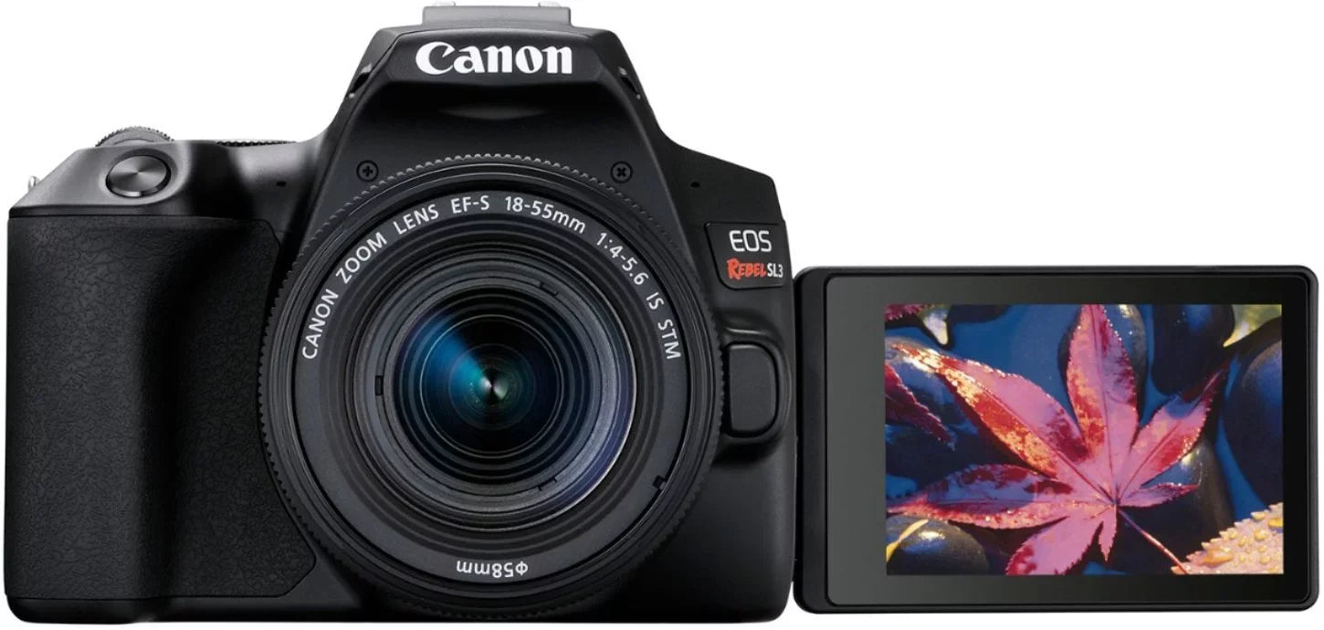Canon  Rebel   with - 18-55mm  Lens, 32GB Memory, Case, Flash, and Accessory Bundle
