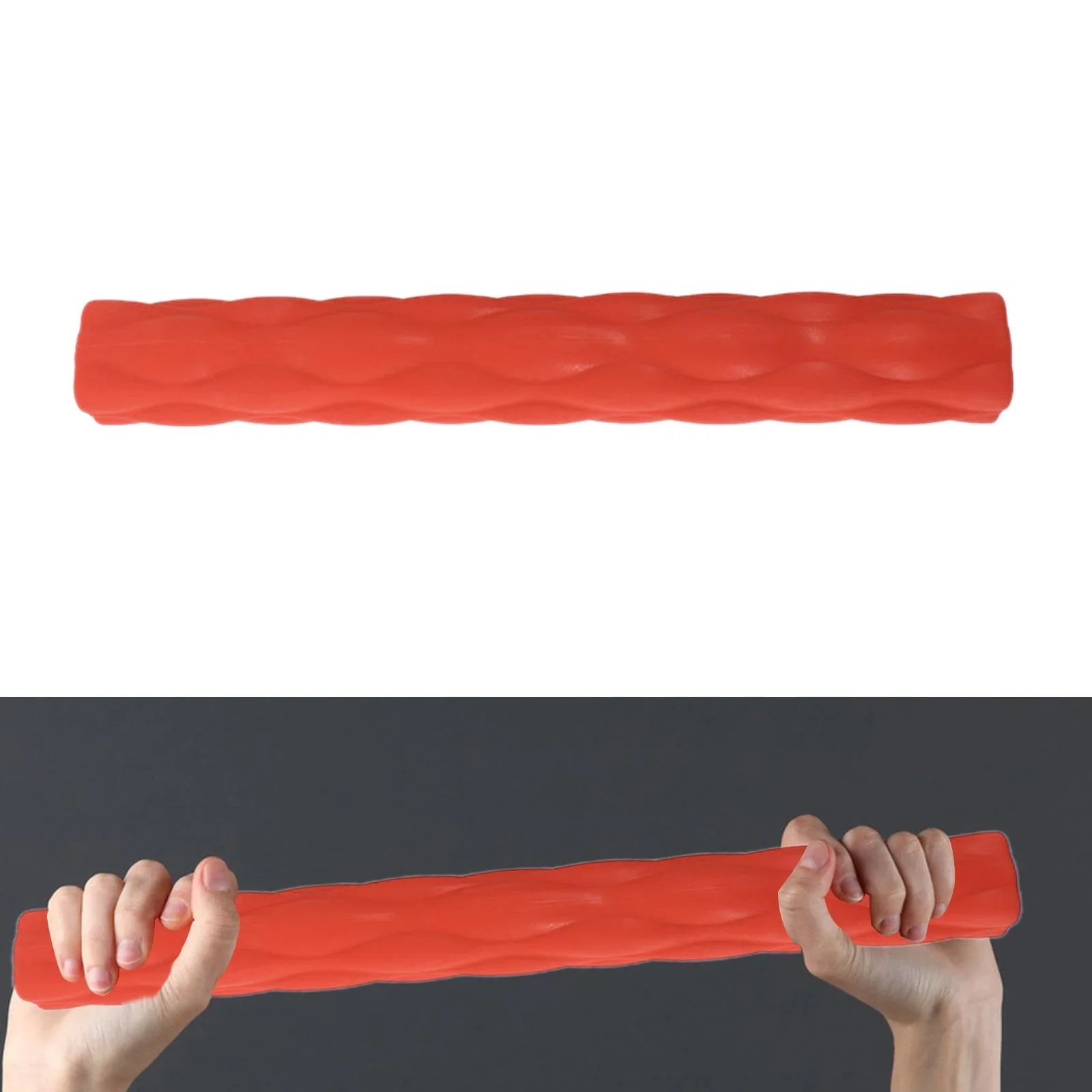 kesoto Twist Exerciser Bars Body Massage Rod Flexible Manual Resistance Bar Silicone Bar for Home Back Muscle Training Gym Equipment