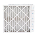 Pamlico Air 20x20x4  8 Pleated  Furnace Air Filters. Case of 6. Actual Size: 19-1/2 x 19-1/2 x 3-3/4