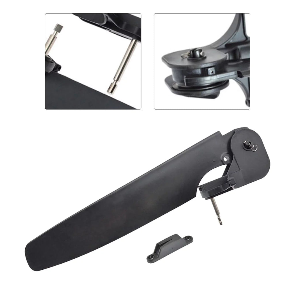 Nylon Kayak Boat Rudder Tackle Steering System Adjustable Tackle Universal Kayak Angling Fixation for Canoe Tail Fishing Sea Part 80mm pin