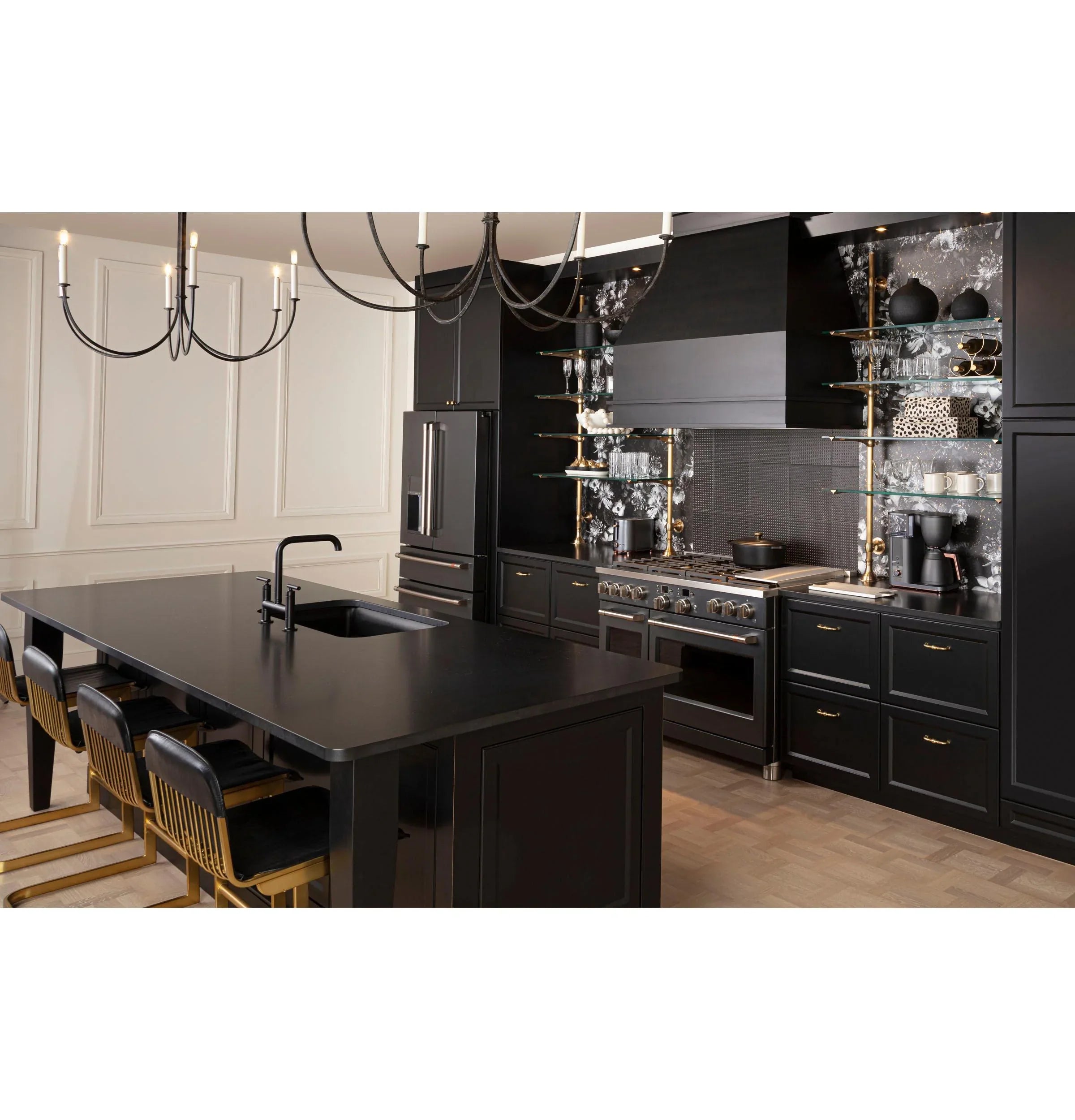 Cabinet Insert Smart Range Hood with 4-Speed/610  Blower, Electronic Backlit Controls,  Lighting
