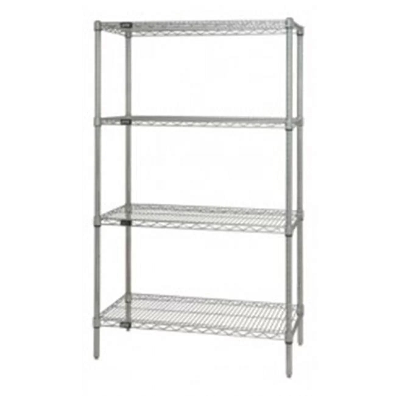 4-Shelf, Stainless Steel Wire Shelving Unit - 18 x 54 x 86 in.