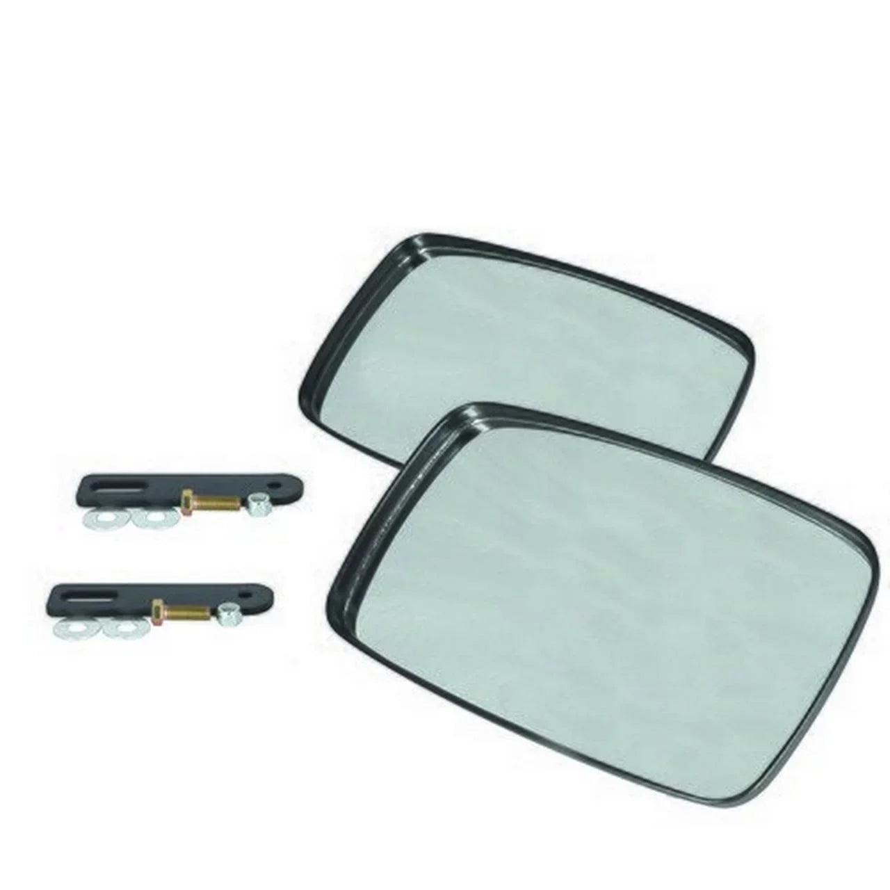 Mirror Assembly with Brackets - 2 Mirrors fits John Deere 460 410 430 200CX 300X 420 210 300 fits New Holland 240TL 270TL 250TL 260TL