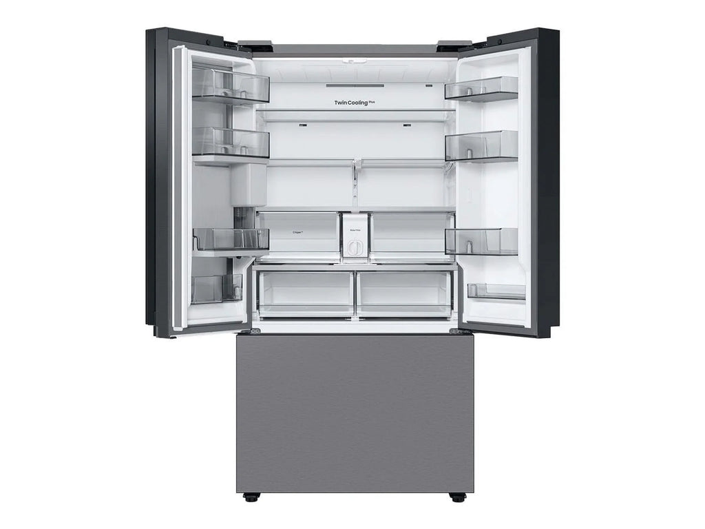Samsung Bespoke 3-Door French Door Refrigerator (30 cu. ft.) with Beverage Center