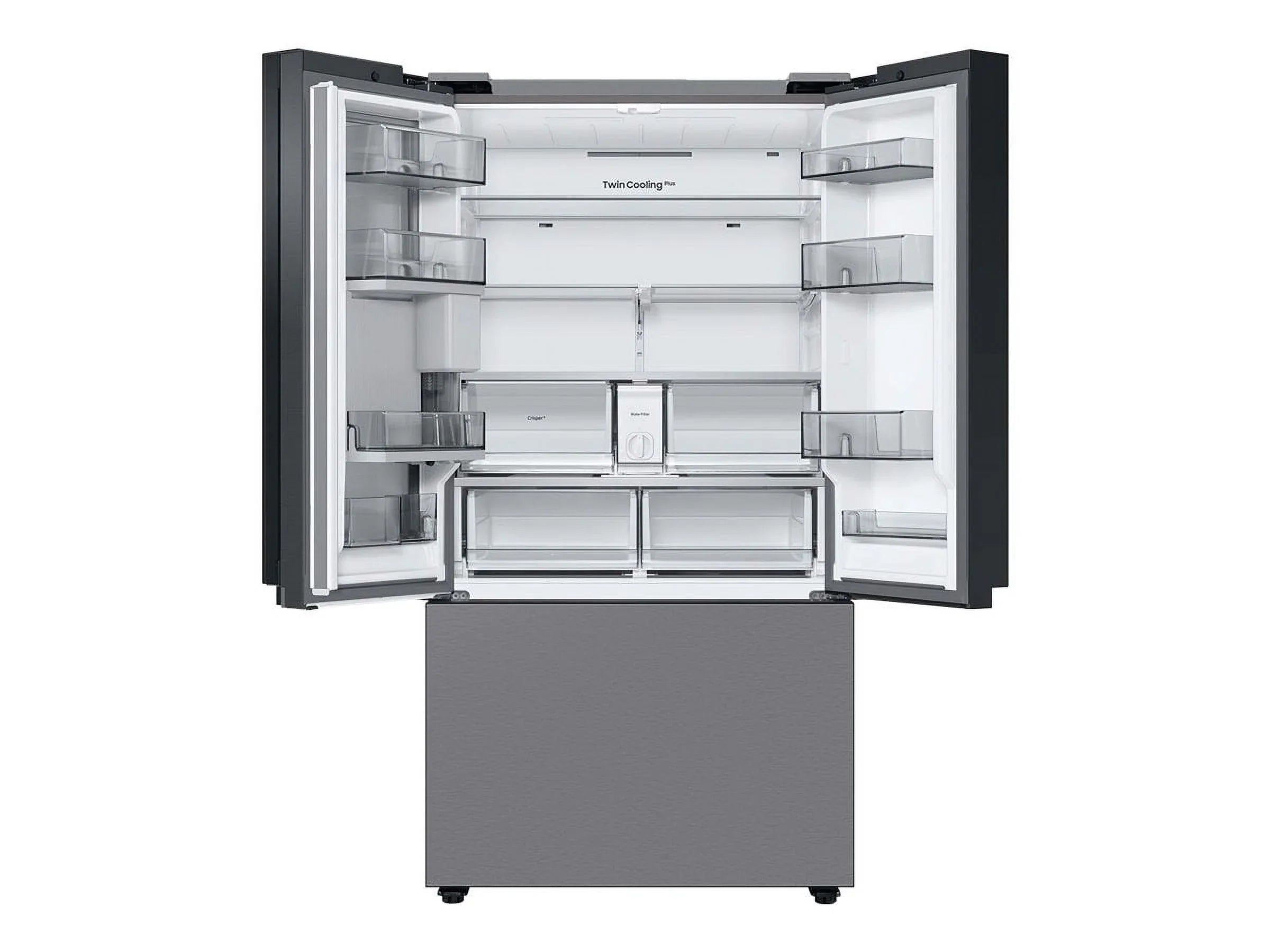 Samsung Bespoke 3-Door French Door Refrigerator (30 cu. ft.) with Beverage Center