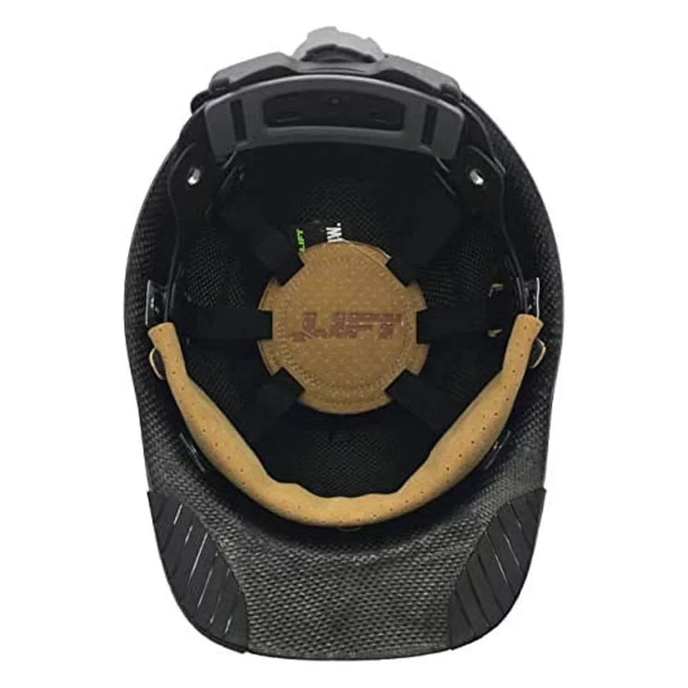 Lift Safety  Fifty 50 Hard Hat, Carbon Fiber Cap (Orange/Black) (-19OC)