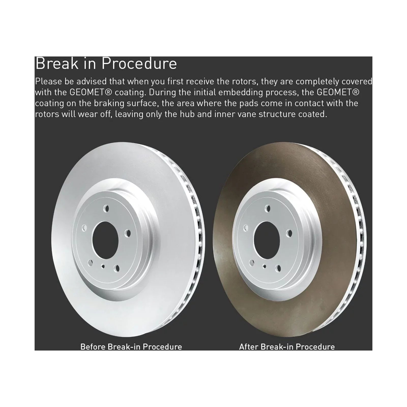 Concepts Wdwh2 59054  Concepts Brake Rotor Carbon Coated With Ceramic Pads Fits select: 2002-2003