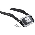 Cycle Visions -4653 Curved Slick Signal License Plate Frame and Mount - Chrome