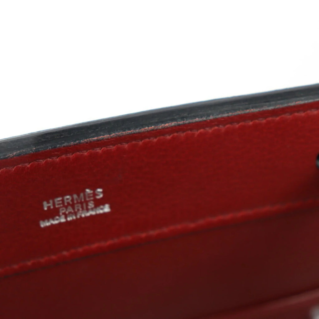 Pre-Owned  Hermes Museau Shoulder bag Taurillon Clemence Rouge Ash Tote □ stamp (Good)