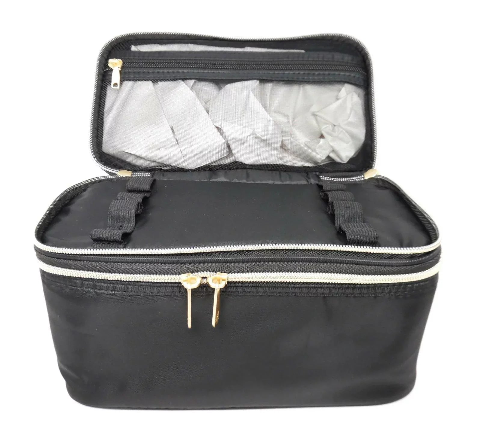 Sonia Kashuk Double Zip Train Case Makeup Bag - Black Black