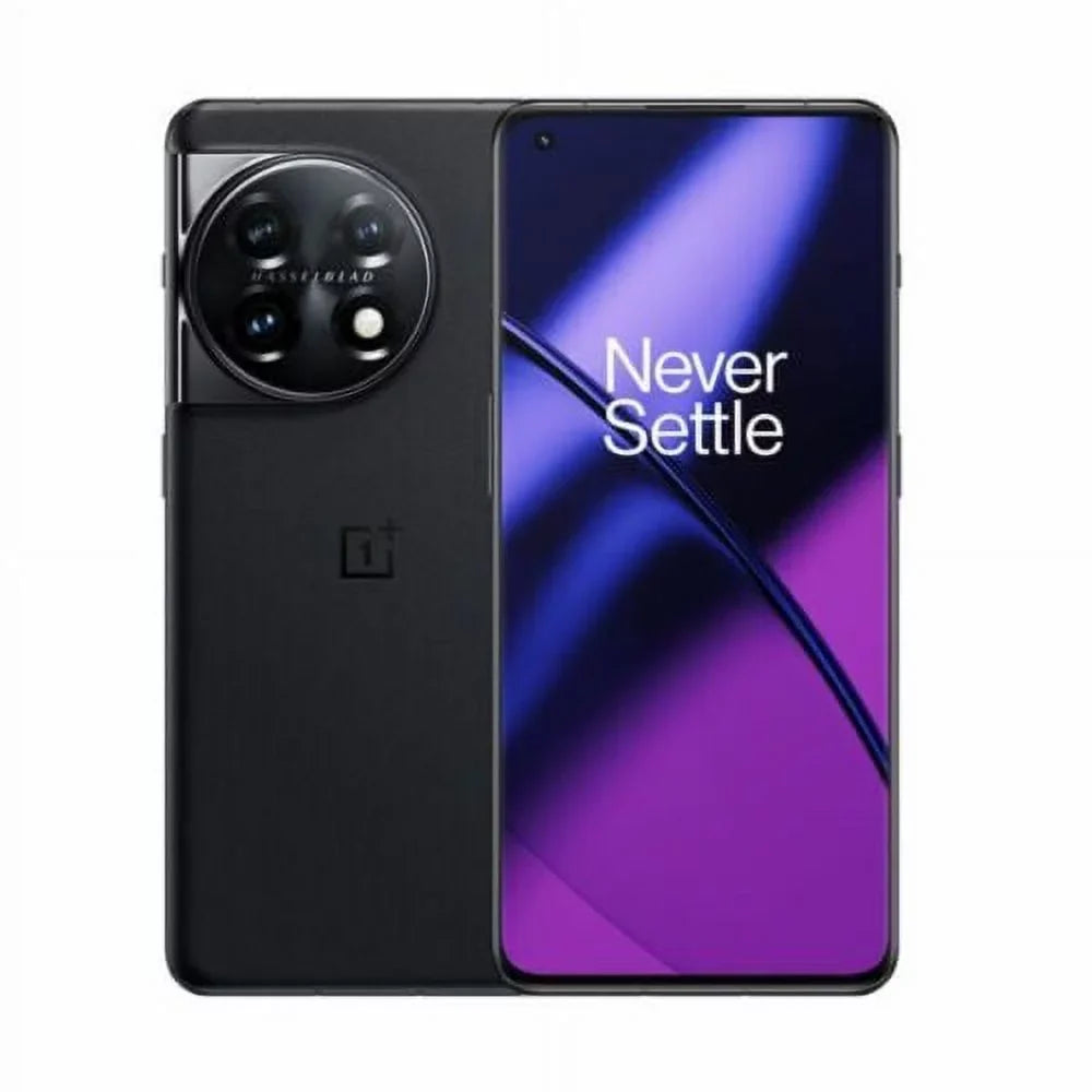 OnePlus 11 5G | 8GB +128GB | Dual- | Titan Black |  Factory Unlocked Android Smartphone | 5000 mAh battery | 80W Fast charging | Hasselblad Camera | 120Hz Fluid Display | 4nm Processor