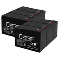 12V 9Ah Battery Replacement for Merida  500 Electric Bike - 6 Pack