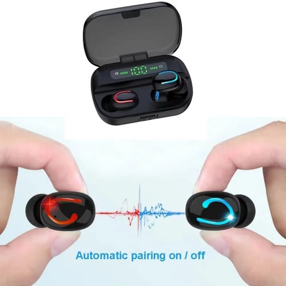 Wireless  Headphones for Samsung Galaxy  5G - Earbuds Earphones True Wireless Stereo Headset Hands-free Mic Charging Case  Compatible With Samsung Galaxy  5G Phone