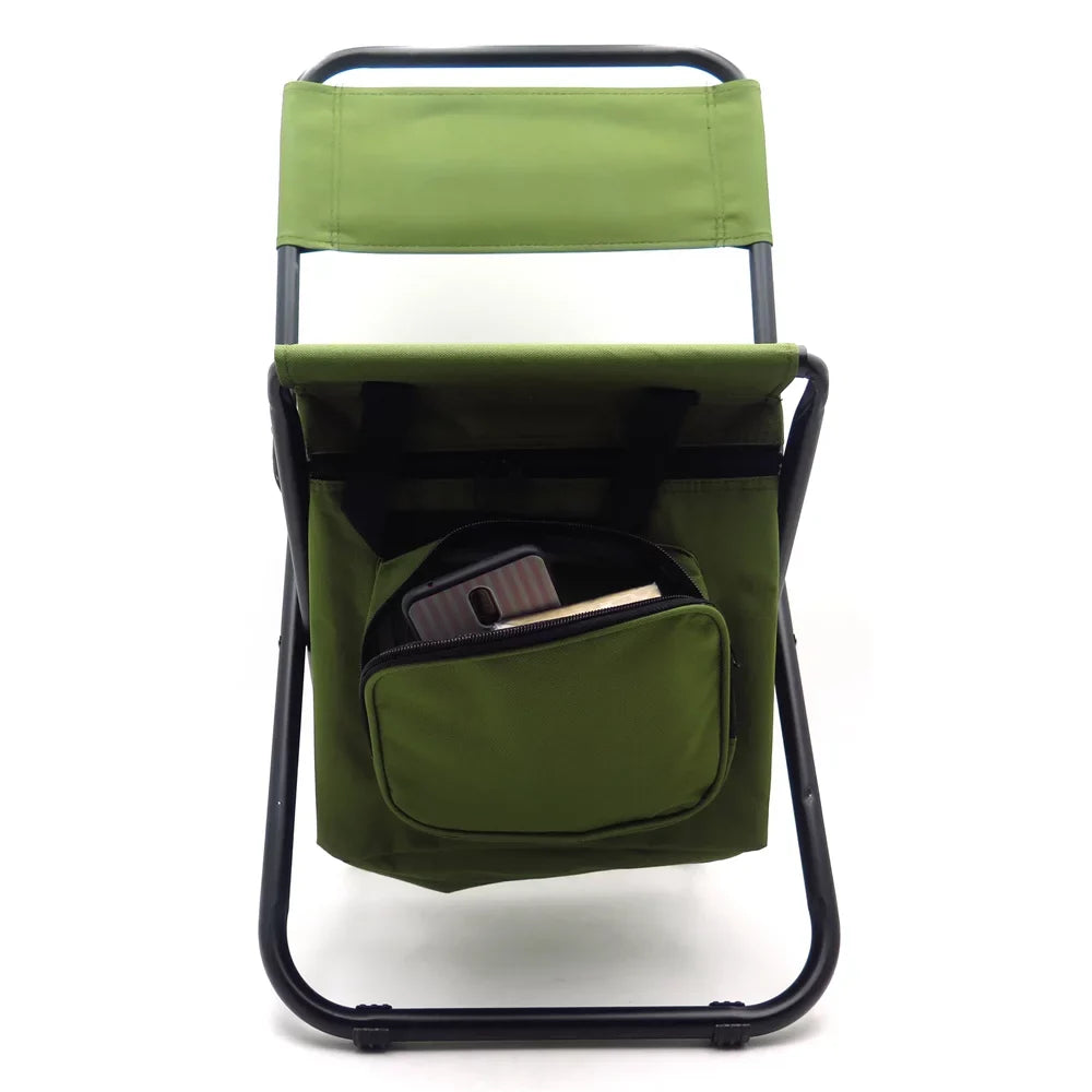 '- New Multi-use Backpack Chair Stool with Cooler Bag Hiking Fishing Camping Picnic