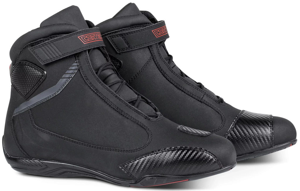 Cortech Chicane Mens Waterproof Motorcycle Shoes Black 7