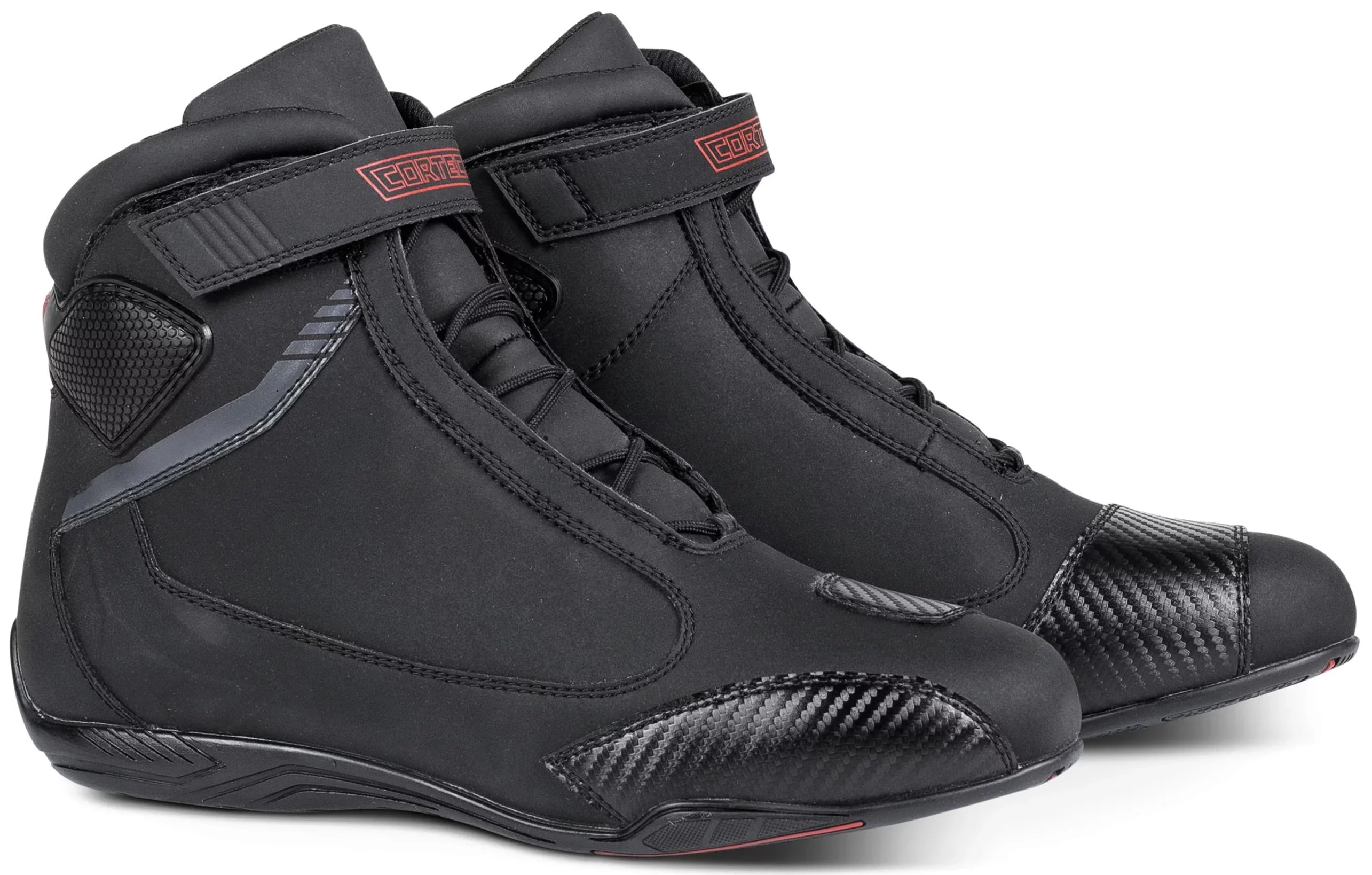Cortech Chicane Mens Waterproof Motorcycle Shoes Black 7