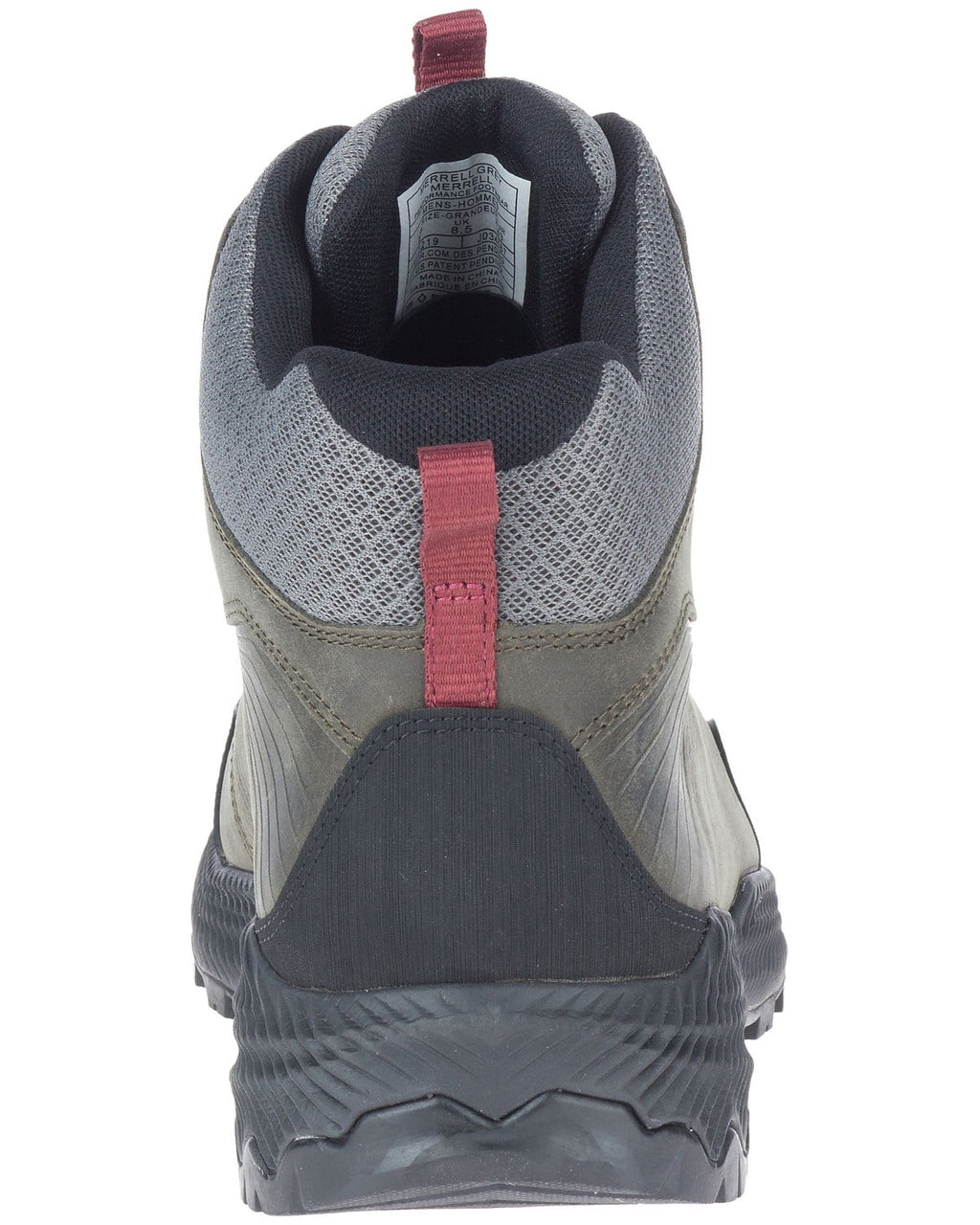 Merrell Men's Forestbound Waterproof Hiking Boot Soft Toe Grey 13 ()