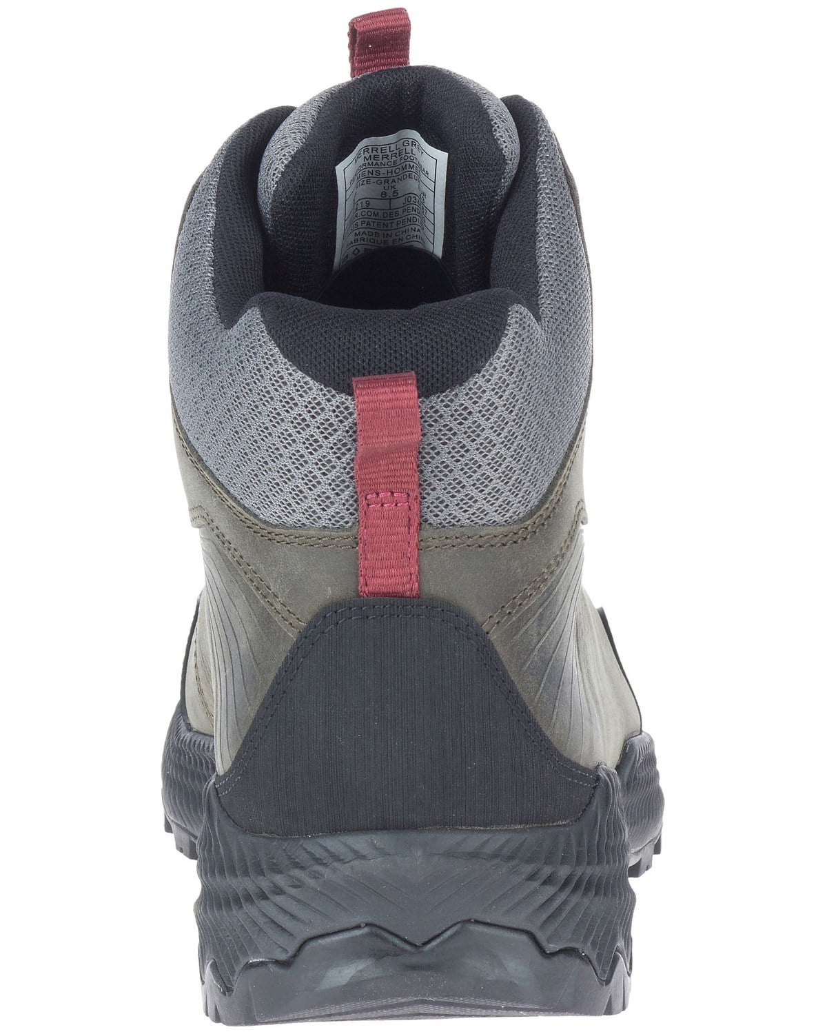 Merrell Men's Forestbound Waterproof Hiking Boot Soft Toe Grey 13 ()