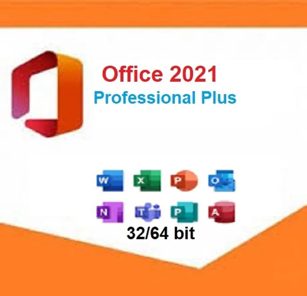 microsoft office 2021 pro plus for windows (key card) with a free dvd(no return is accepted)