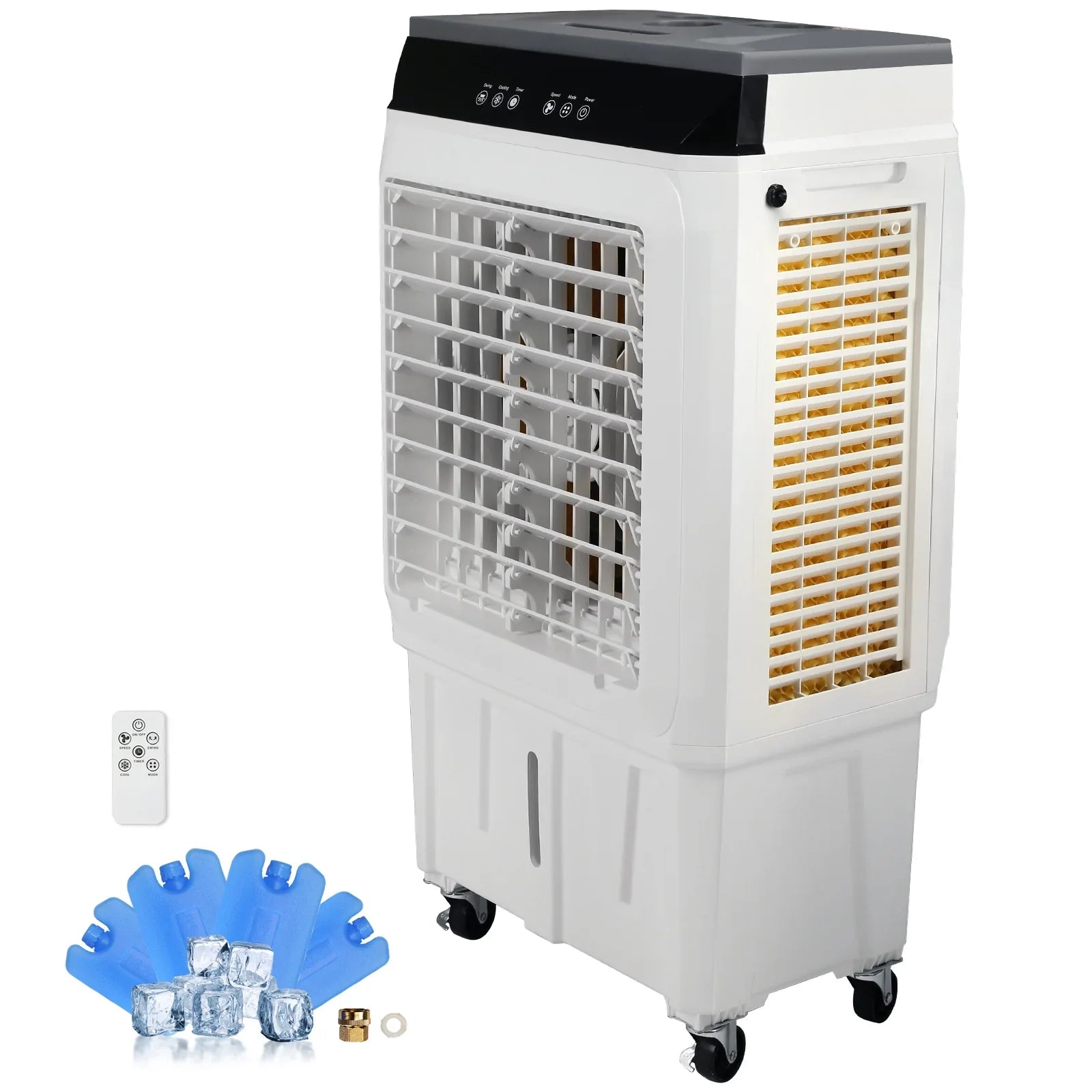 Evaporative Cooler Swamp Cooler 3-in-1 2100  7 Gal 12h Timer Air Humidifier