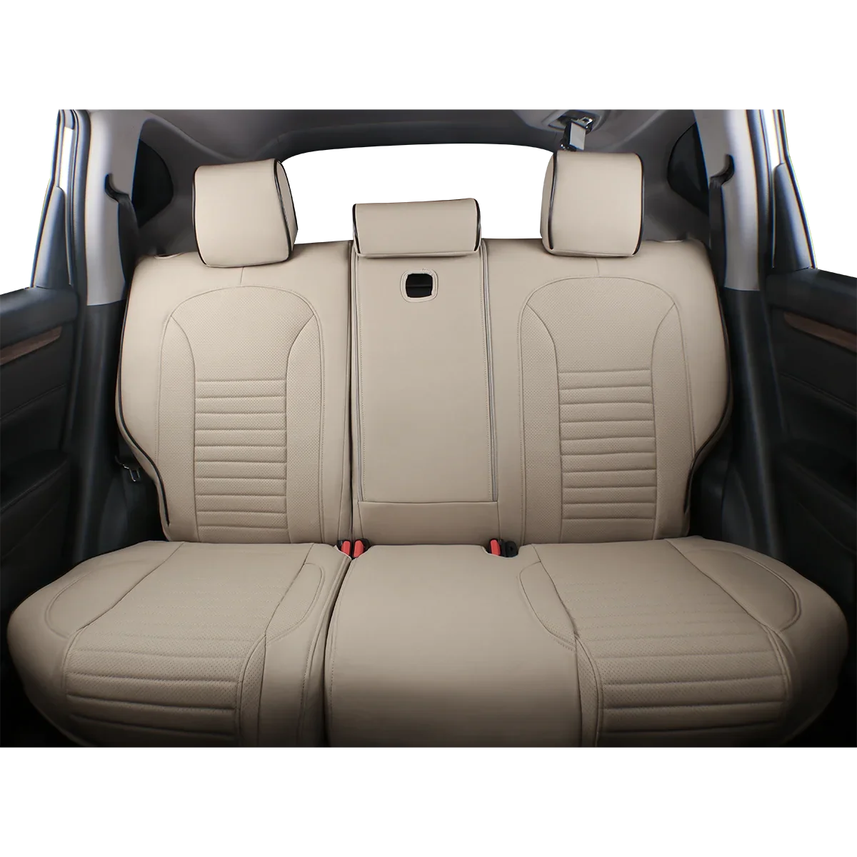 Custom Fit Accord Car Seat Covers for Honda Accord 2010 2011 2012 - Full Set Leatherette(Beige)