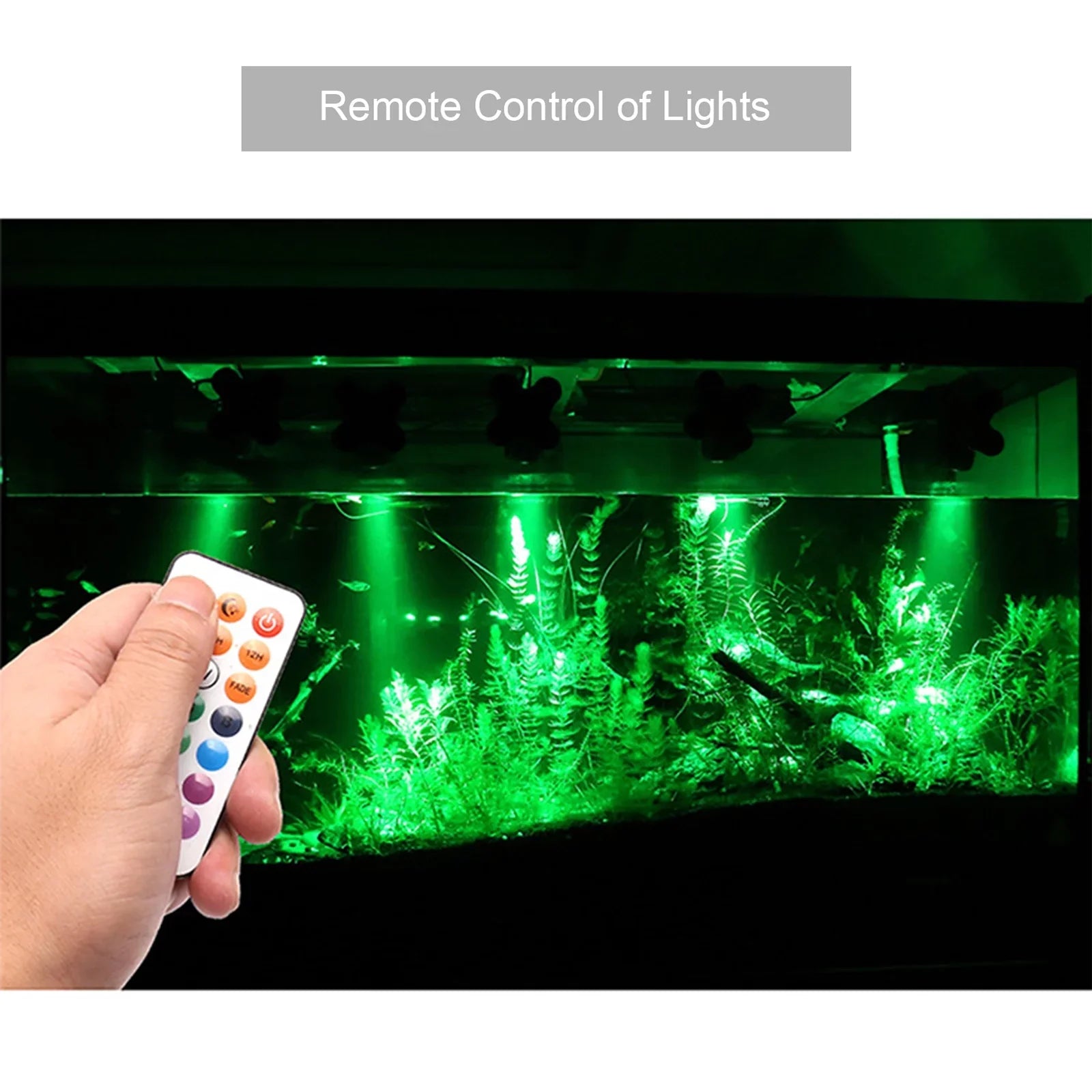 Aibecy Diving Light Kit Underwater with Remote Line Control Rotatable Angle for Swimming Pool Pond Fountain Patio Courtyard