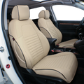 Custom Fit Accord Car Seat Covers for Honda Accord 2010 2011 2012 - Full Set Leatherette(Beige)